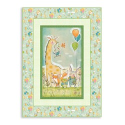 Hello World!, A Good Day Baby Quilt Kit - Green